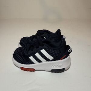 Adidas Toddler Racer TR 2.0 1 Sneakers Blue White Red Size 4K Shoes FY0109